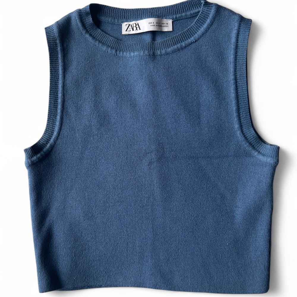 Zara Blue Tank Top